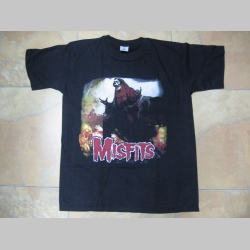 Misfits, čierne pánske tričko 100%bavlna posledný kus veľkosť S